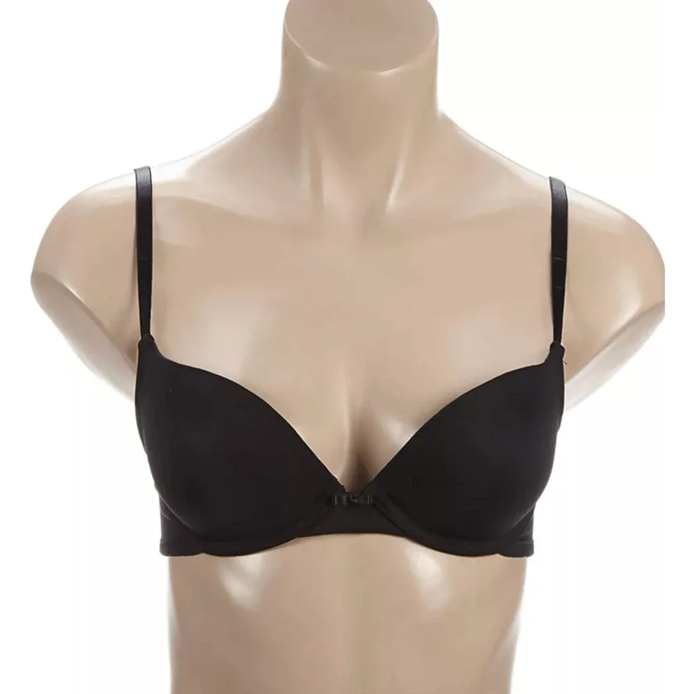 Maidenform Self Expressions Underwire Push Up T-Shirt Bra Size 40D Black SE5757